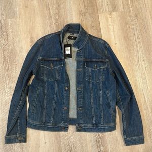 Never worn 7 for all mankind Jean jacket
